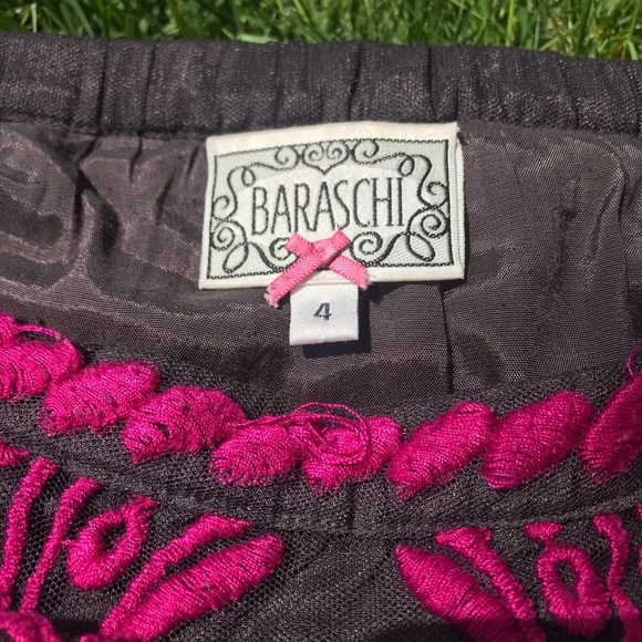 Anthropologie Baraschi Embroidered Pencil Skirt - Picture 5 of 7